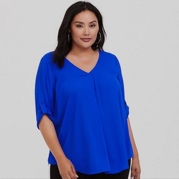 Blue torrid blouse - Picture 1 of 4